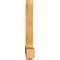 Ekena Millwork Eugene Rough Sawn Timber Gable Bracket, Western Red Cedar, 48"W x 30"H x 4"D x 4"F, 15/12 Pitch GBW048X30X0404EUG00RWR - alternate 2